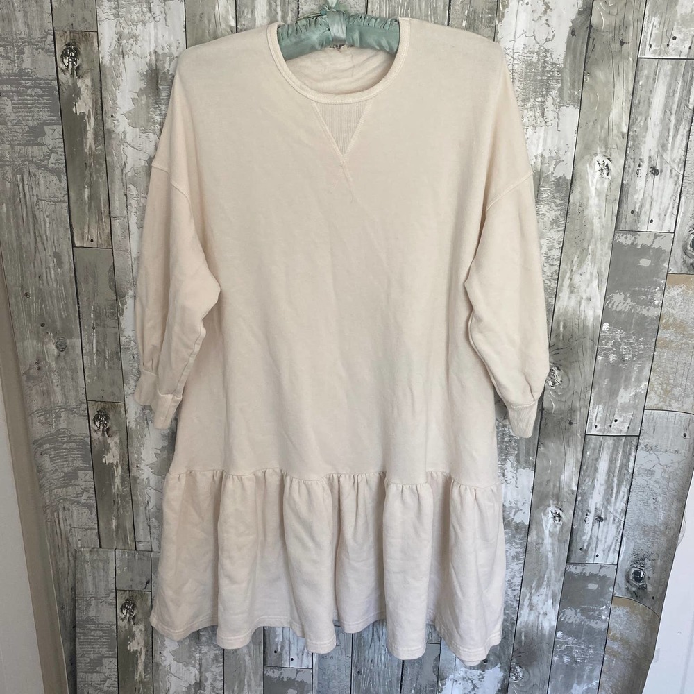 Fresh Laundry cream sweater dress XS